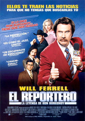 poster de El reportero: La leyenda de Ron Burgundy