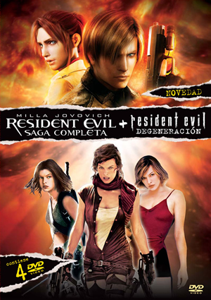 Carátula frontal de Resident Evil Trilog�a + Degeneraci�n