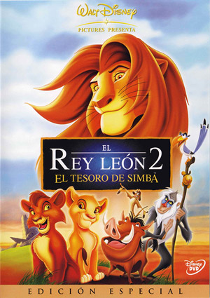 Carátula frontal de El Rey Le�n 2: El tesoro de Simba: Edici�n Especial