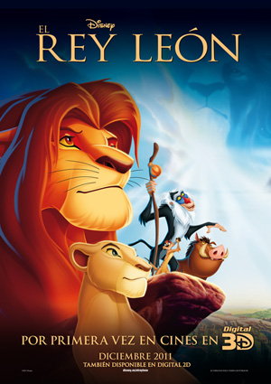 poster de El Rey Len en Disney Digital 3D