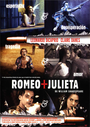 poster de Romeo y Julieta, de William Shakespeare