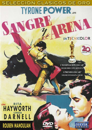 Carátula frontal de Clsicos de oro: Sangre y arena (1941)