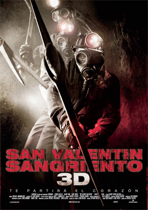 poster de San Valentn sangriento 3D