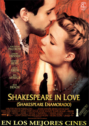poster de Shakespeare in Love (Shakespeare enamorado)
