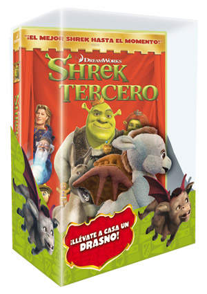 Carátula frontal de Shrek Tercero + Drasno