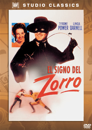 Carátula frontal de Fox Studio Classics: El signo del zorro