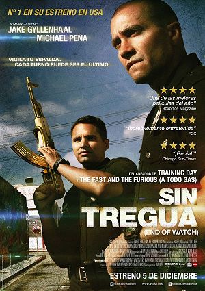 poster de Sin tregua (End of Watch)