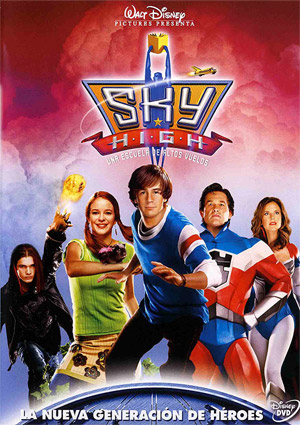 Carátula frontal de Sky High, una escuela de altos vuelos