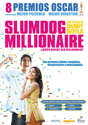 Carátula frontal de Slumdog Millionaire