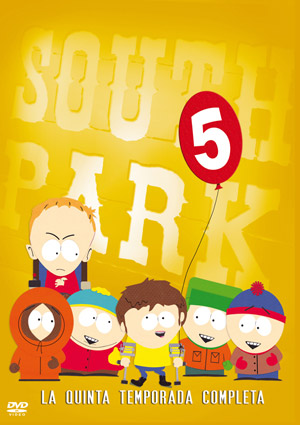 Carátula frontal de South Park - Quinta temporada completa