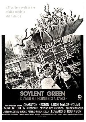 poster de Soylent Green: Cuando el destino nos alcance