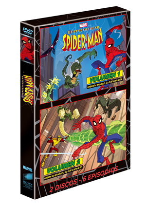 Carátula frontal de Espectacular Spider-man: El ataque del lagarto Vol.1 y 2
