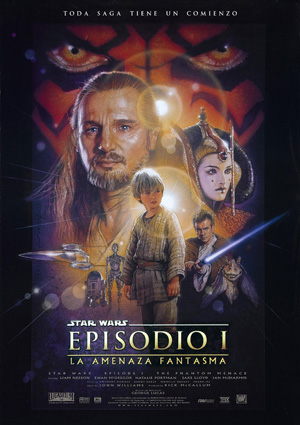 poster de Star Wars: Episodio I La Amenaza Fantasma