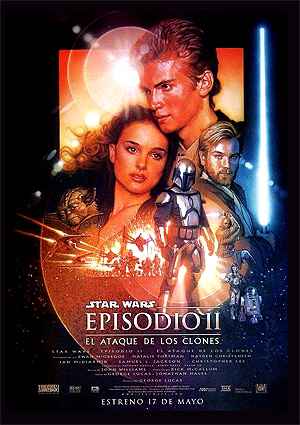 poster de Star Wars: Episodio II El Ataque de los Clones