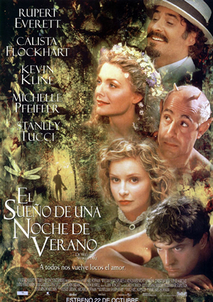 poster de El sueo de una noche de verano, de William Shakespeare