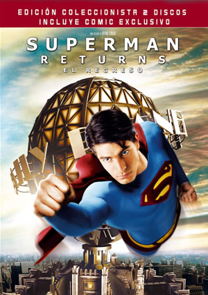 Carátula frontal de Superman Returns: Edicin coleccionista (Steelbook+comic)