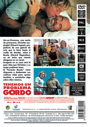 Car&aacute;tula trasera de Tenemos un problema GORDO