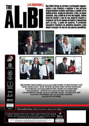 Car&aacute;tula trasera de The Alibi (La coartada)