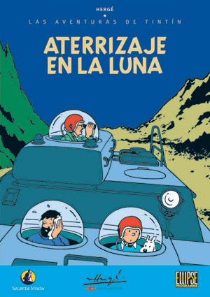 Carátula frontal de Las aventuras de Tint�n: Aterrizaje en la Luna