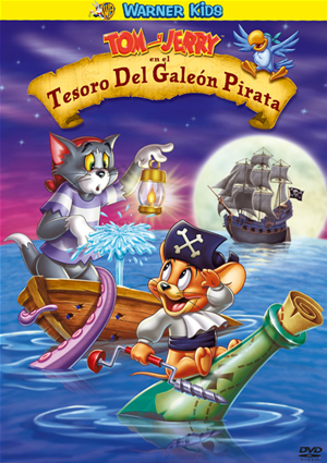 Car&aacute;tula frontal de Tom y Jerry y el tesoro del gale�n pirata