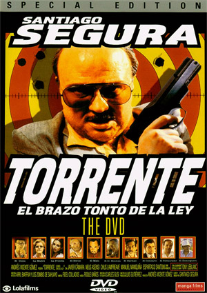 Carátula frontal de Torrente, el brazo tonto de la ley