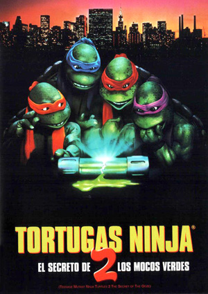 poster de Las Tortugas Ninja II: el secreto de los mocos verdes