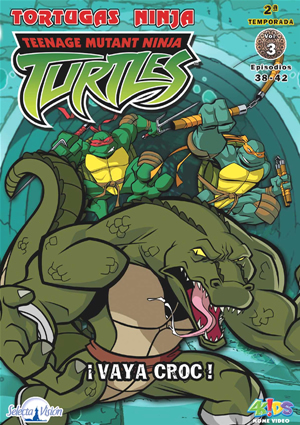 Carátula frontal de TMNT: Las tortugas ninja, vol. 3 (ep. 038-042)