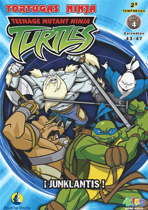 Carátula frontal de TMNT: Las tortugas ninja, vol. 4 (ep. 043-047)