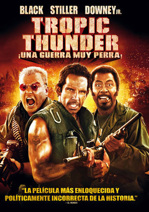 Carátula frontal de Tropic Thunder: Una guerra muy perra!