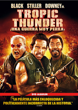 Carátula frontal de Tropic Thunder: Una guerra muy perra!