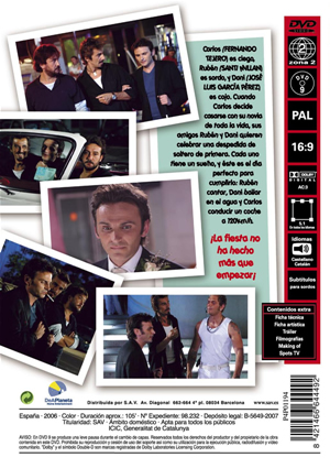 Carátula trasera de Va a ser que nadie es perfecto