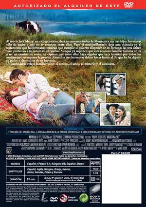 Car&aacute;tula trasera de Valle de sombras