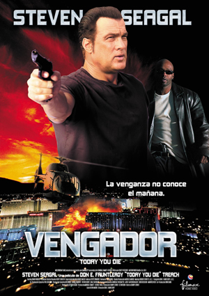 Carátula frontal de Vengador. Today You Die (tv movie)