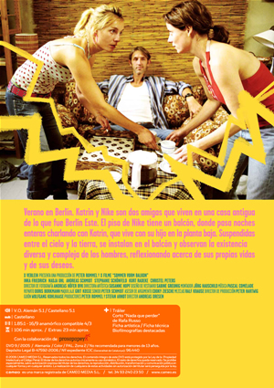 Car&aacute;tula trasera de Verano en Berl�n