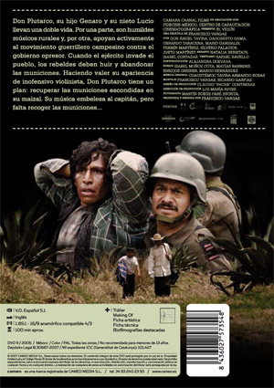 Car&aacute;tula trasera de El viol�n