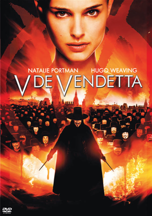 Carátula frontal de V de Vendetta