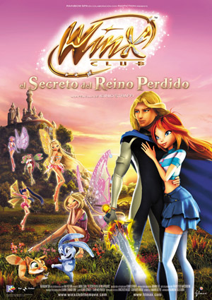 Carátula frontal de Winx, el secreto del reino perdido