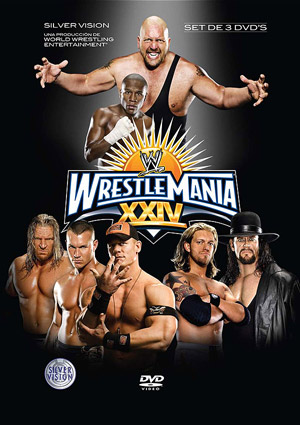 Carátula frontal de WWE: Wrestlemania 24