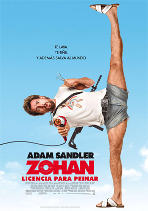 Carátula frontal de Zohan: Licencia para peinar