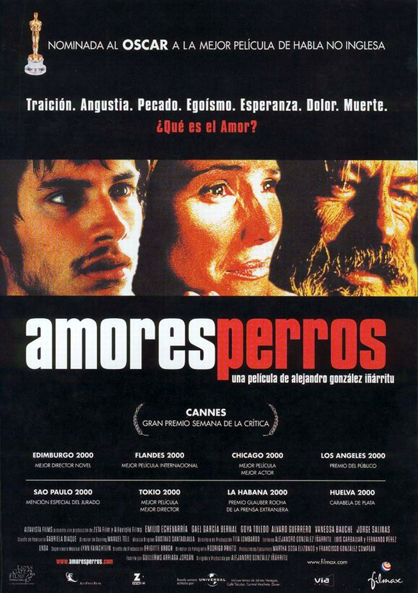 de amores. Póster de Amores perros