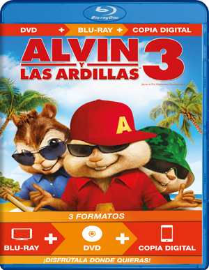 carátula frontal de Alvin y las ardillas 3