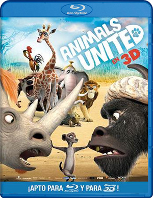 carátula frontal de Animals United 3D
