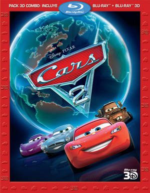 carátula frontal de Cars 2 Blu-ray 3D + 2D