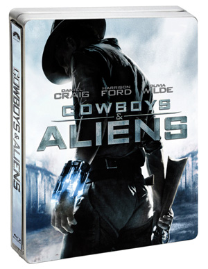 carátula frontal de Cowboys & Aliens (Caja Metlica)