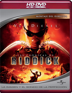 carátula frontal de Las Crnicas de Riddick: Montaje del director