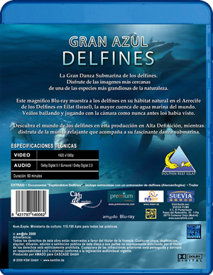 carátula trasera de Gran azul - Delfines