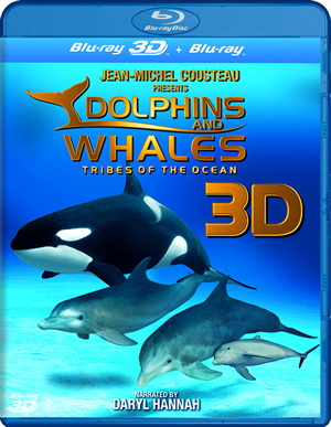 carátula frontal de Delfines y ballenas 3D + 2D