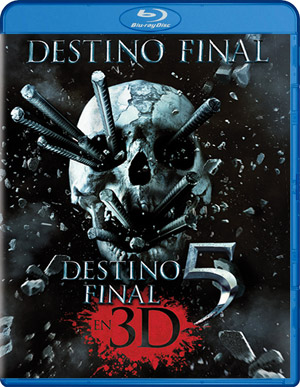 carátula frontal de Destino final 5 Blu-ray 3D