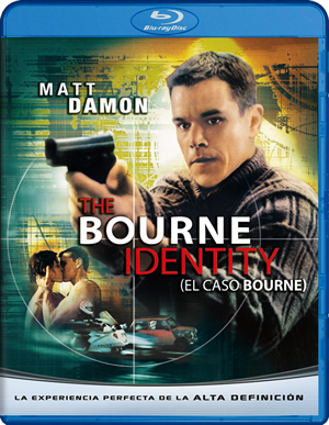 carátula frontal de The Bourne Identity (El caso Bourne)