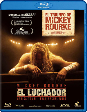 carátula frontal de El Luchador (The Wrestler)